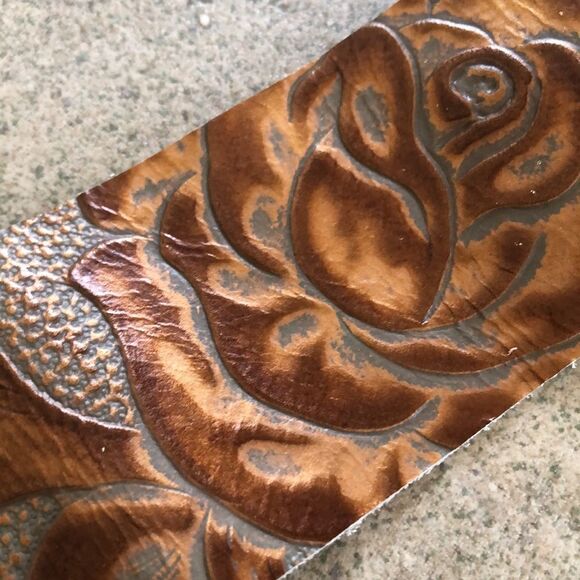 NEW Genuine leather cuff bracelet. Bronze brown - Picture 4 of 6